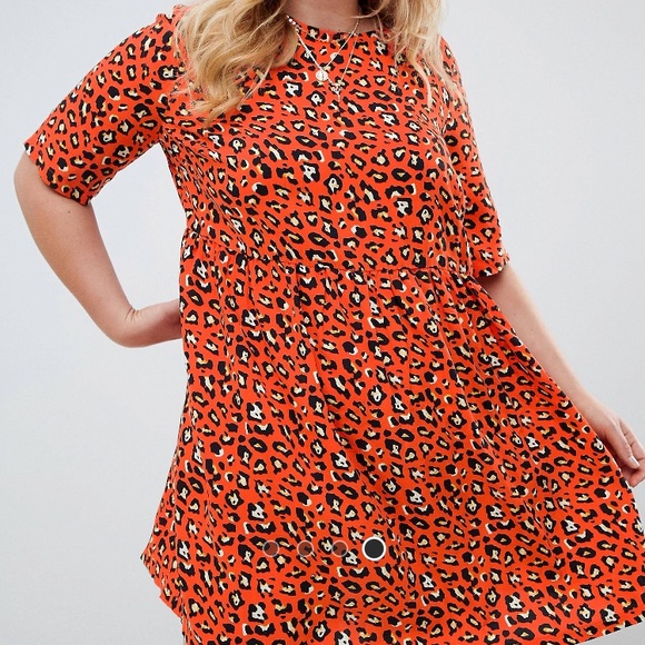 ASOS Dresses & Skirts - animal printed smock mini dress
